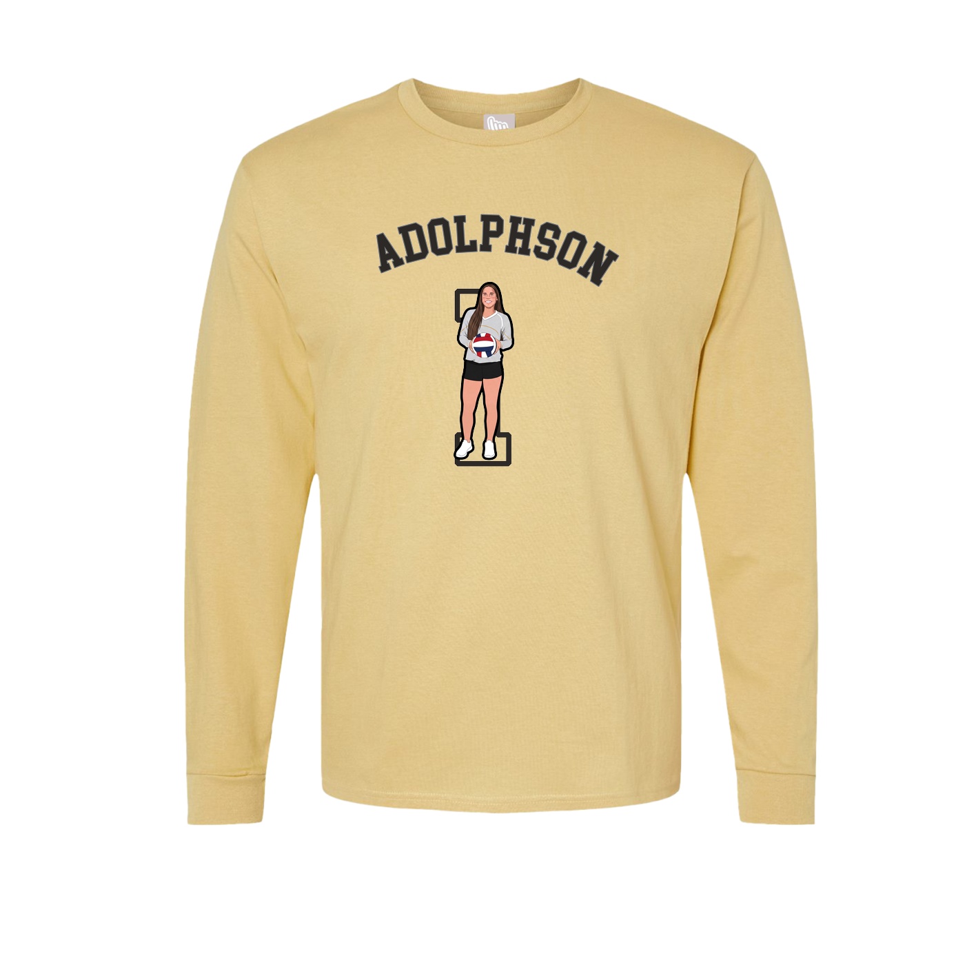 Long Sleeve Tee — Shirsey Arch in Vegas Gold
