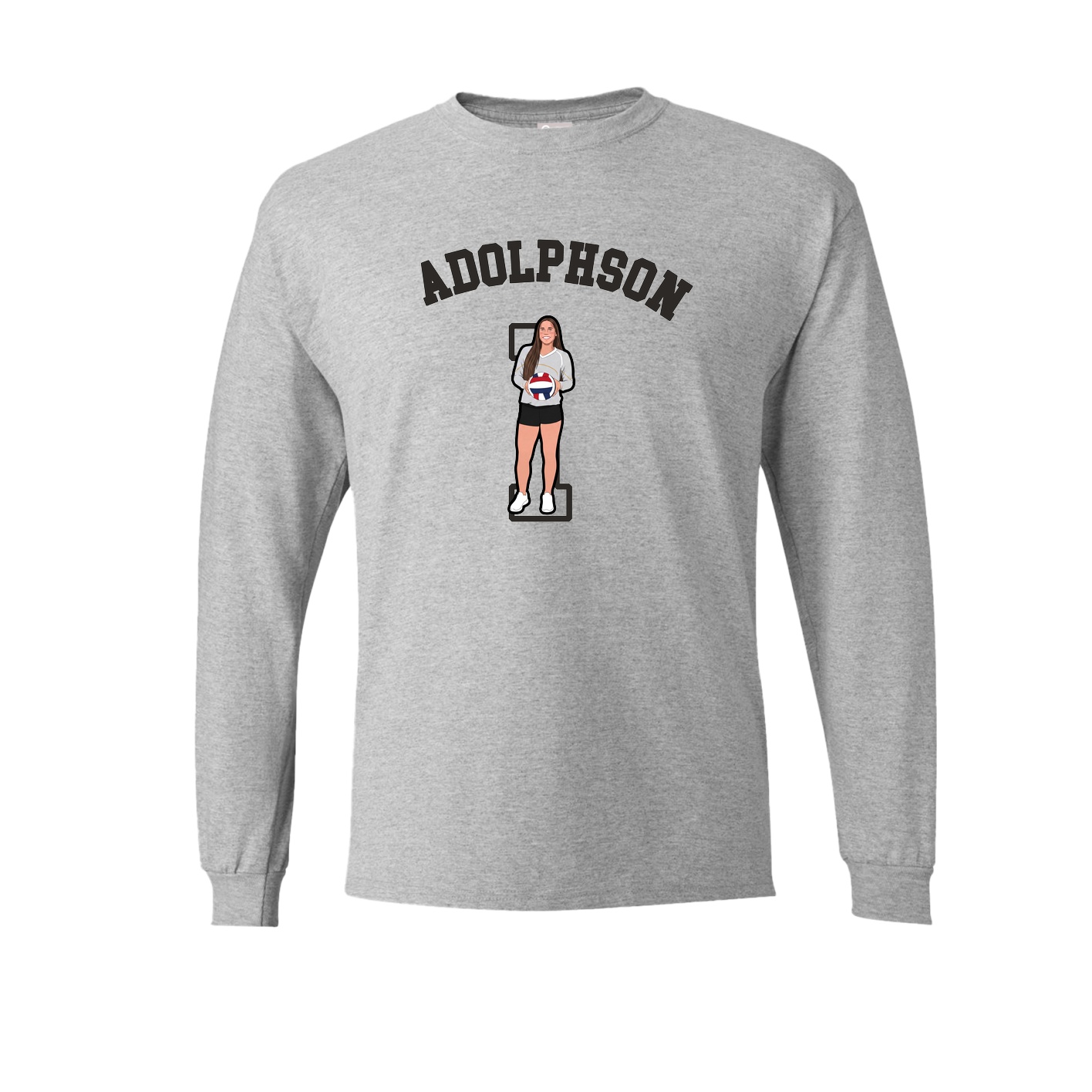 Long Sleeve Tee — Shirsey Arch in Grey