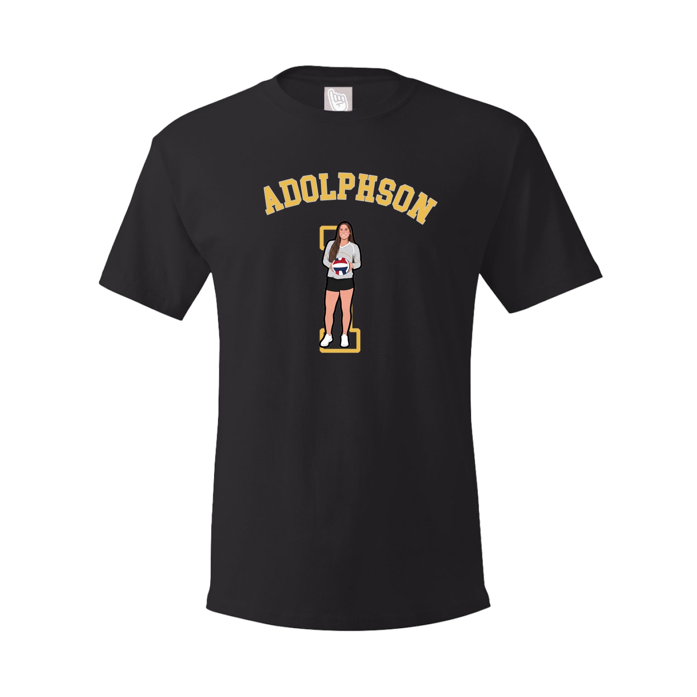 Youth Tee — Shirsey Arch in Black