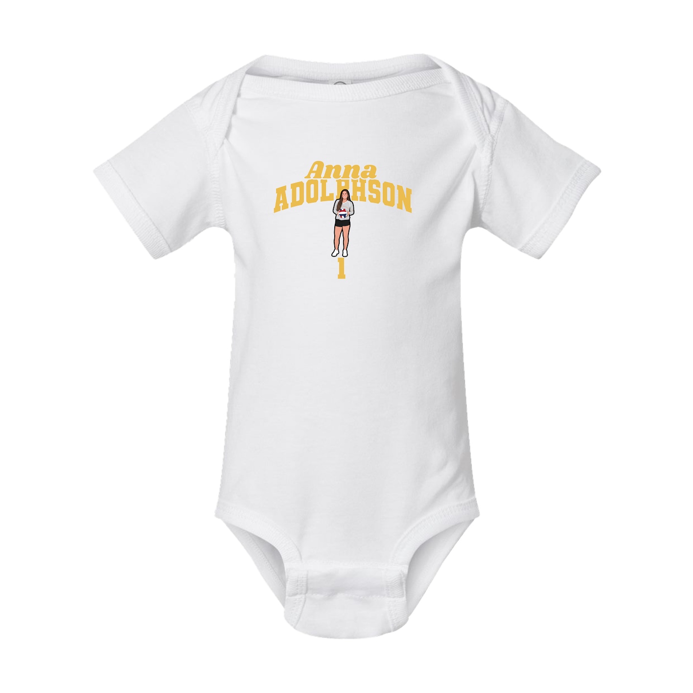 Baby Onesie — Signature Arch in White