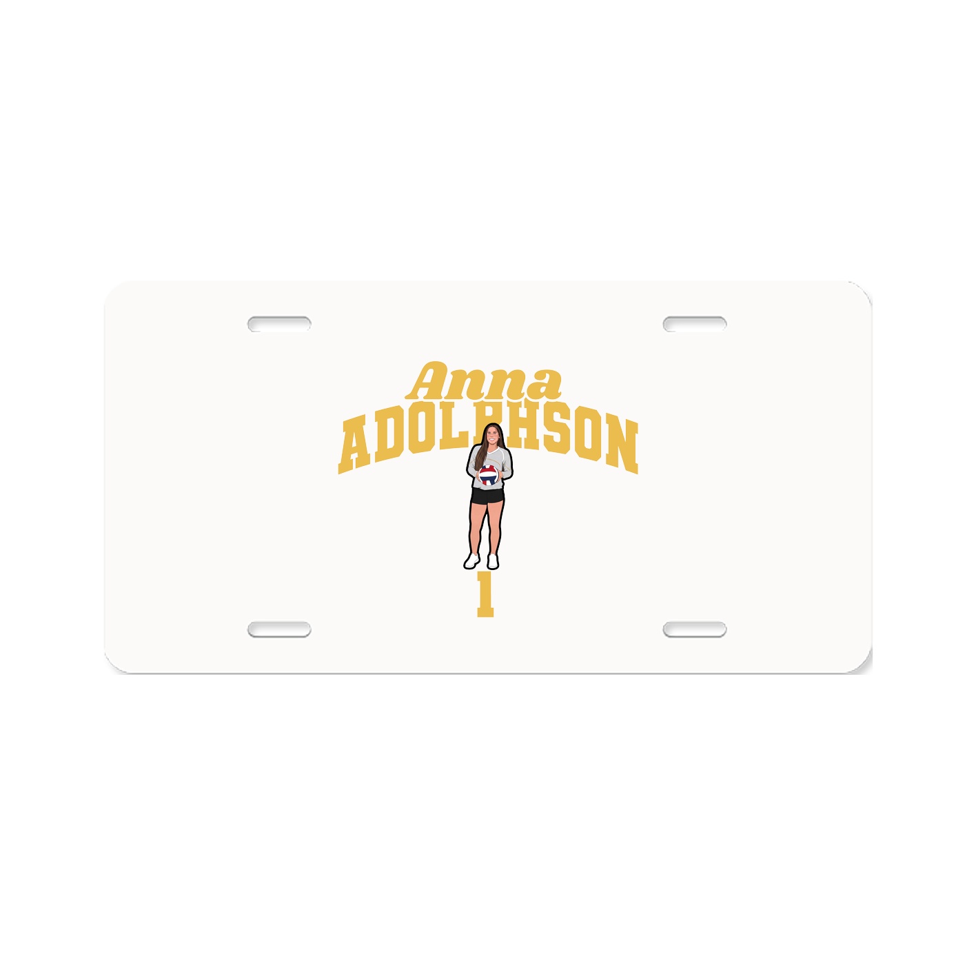 License Plate — Signature Arch in Classic