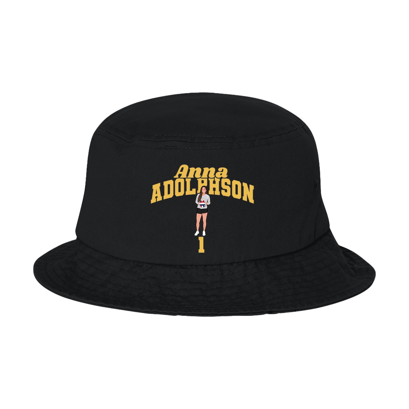 Bucket Cap — Signature Arch in Black