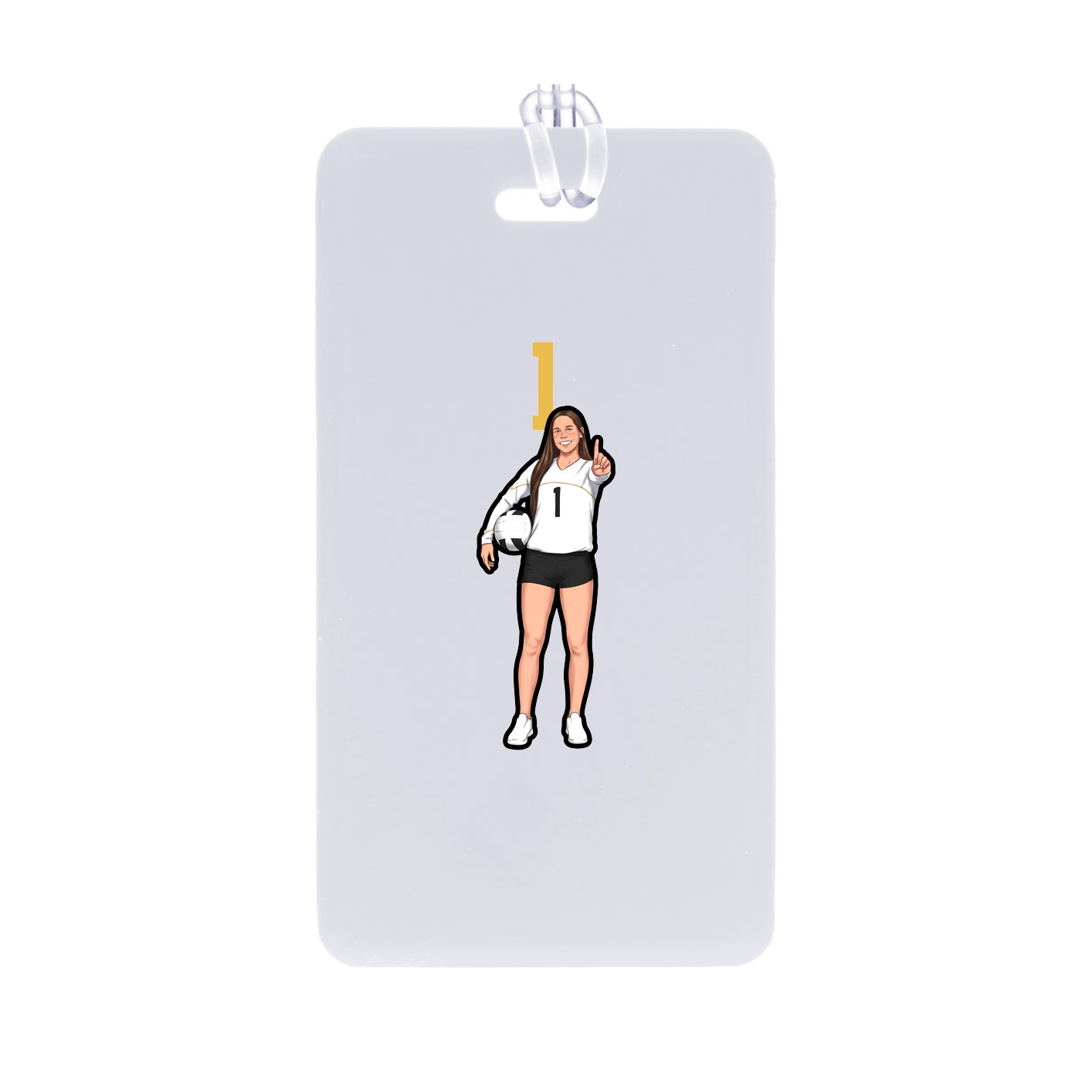 Bag Tag — Number Top in Classic