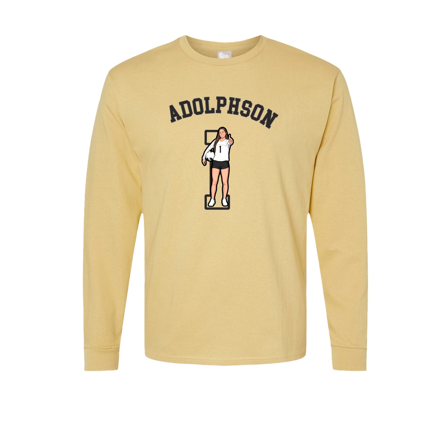 Long Sleeve Tee — Shirsey Arch in Vegas Gold