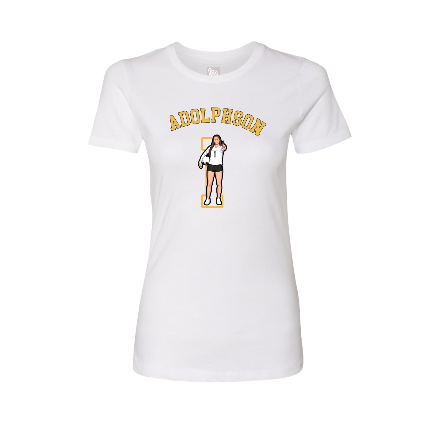 Womens Tee — Shirsey Arch in White