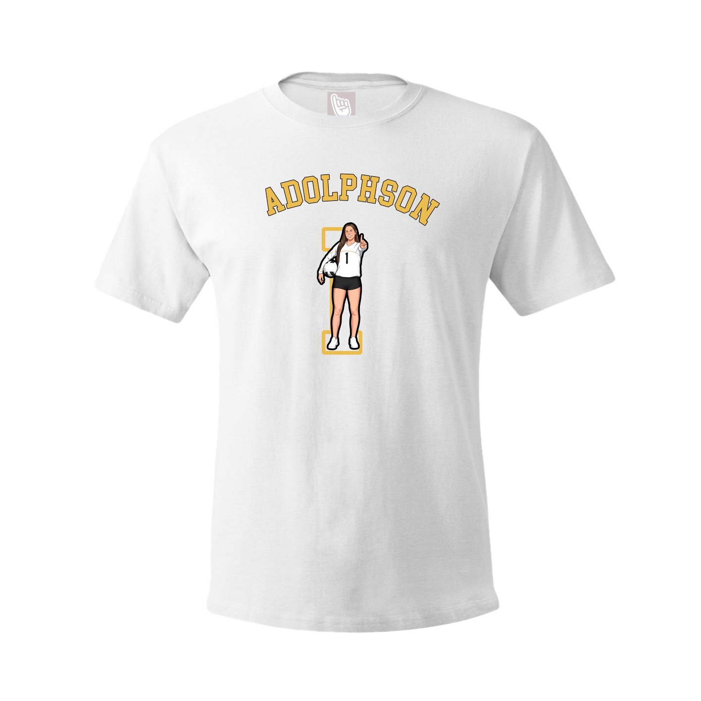 Youth Tee — Shirsey Arch in White