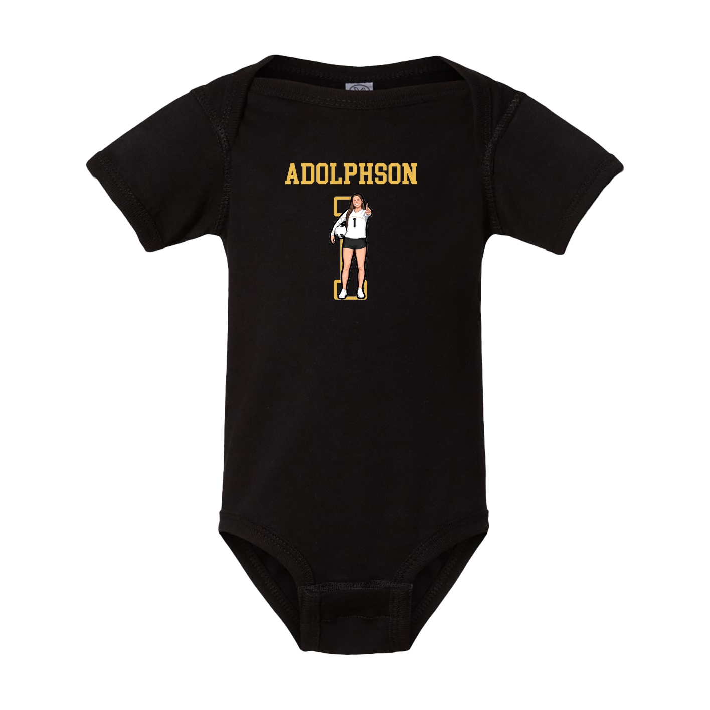 Baby Onesie — Shirsey in Black