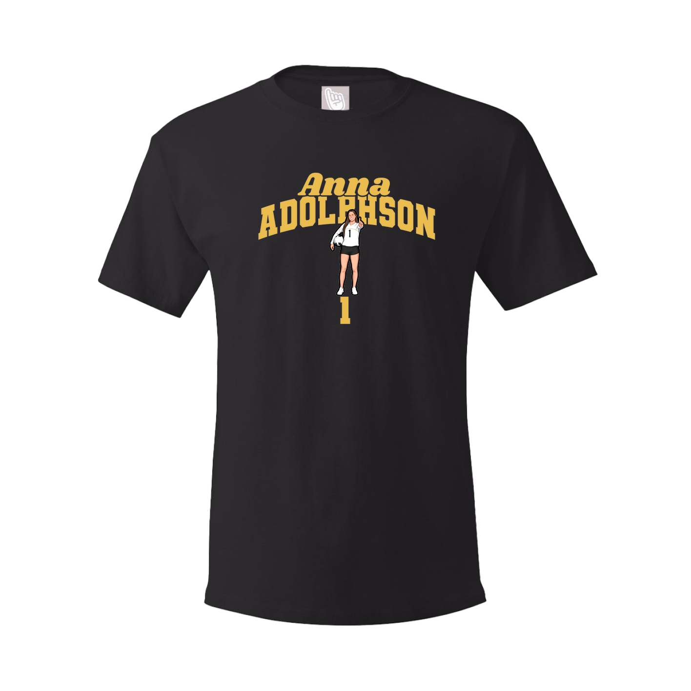 Tee — Signature Arch in Black