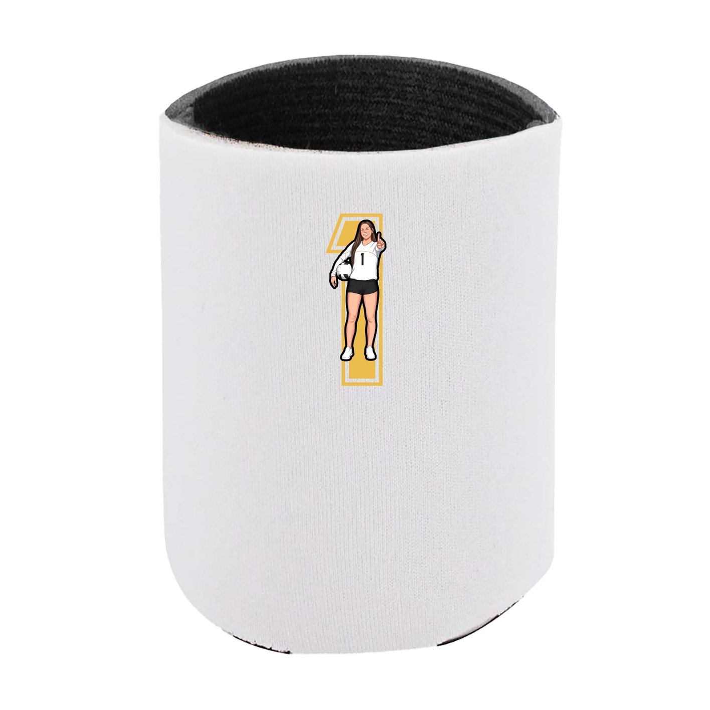 Can Holder — Number in White