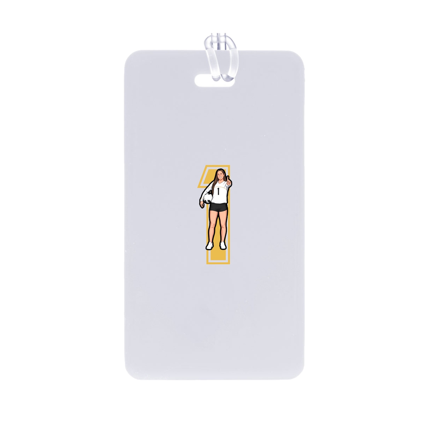Bag Tag — Number in Classic