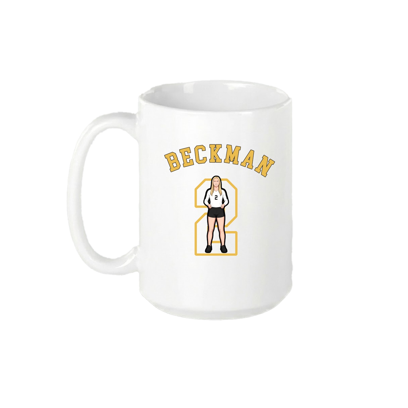 15oz Coffee Mug — Shirsey Arch in White