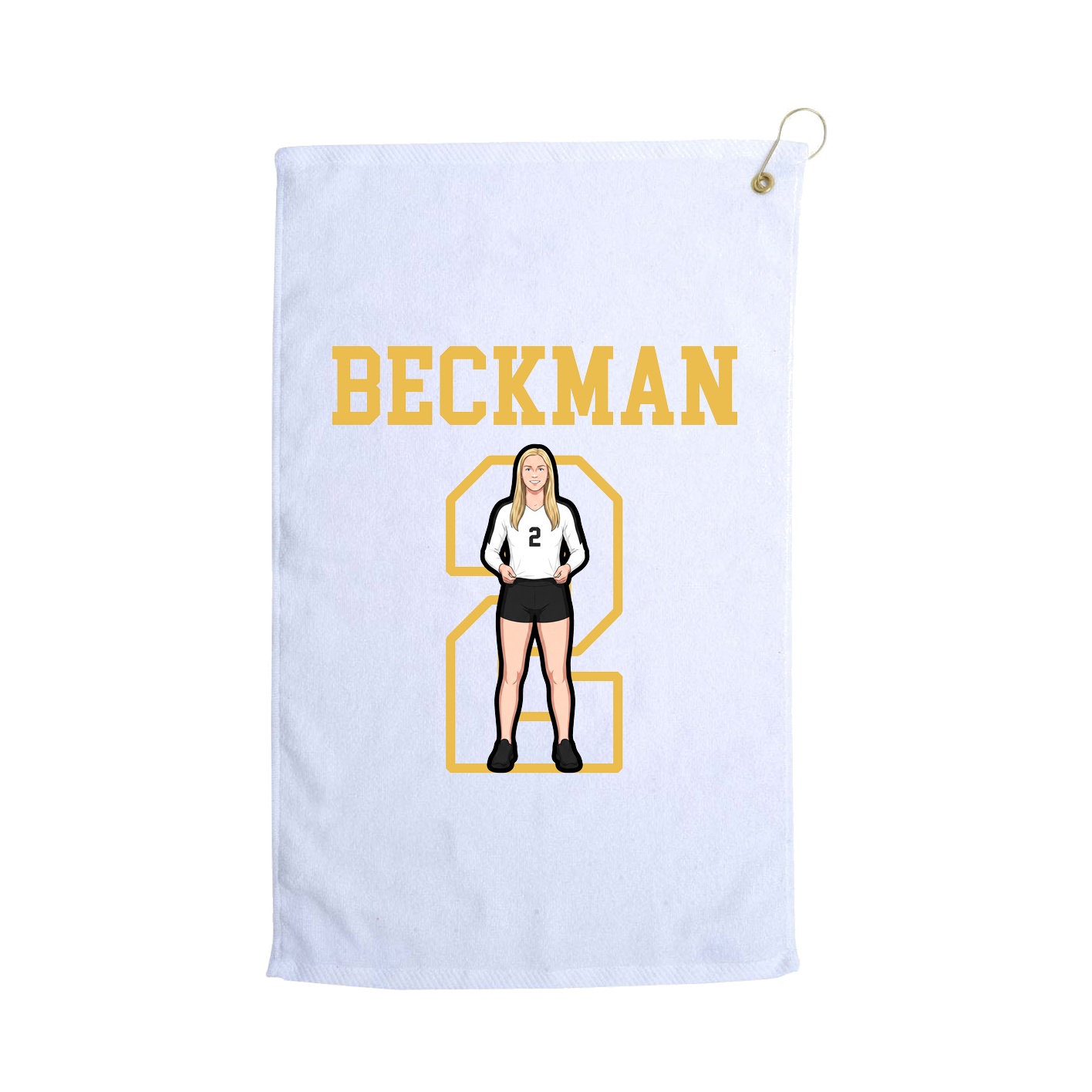 Golf Towel — Shirsey in White
