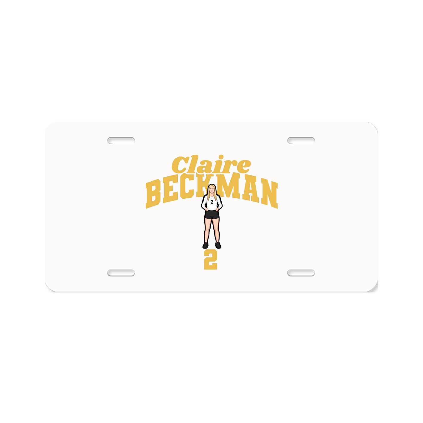 License Plate — Signature Arch in Classic
