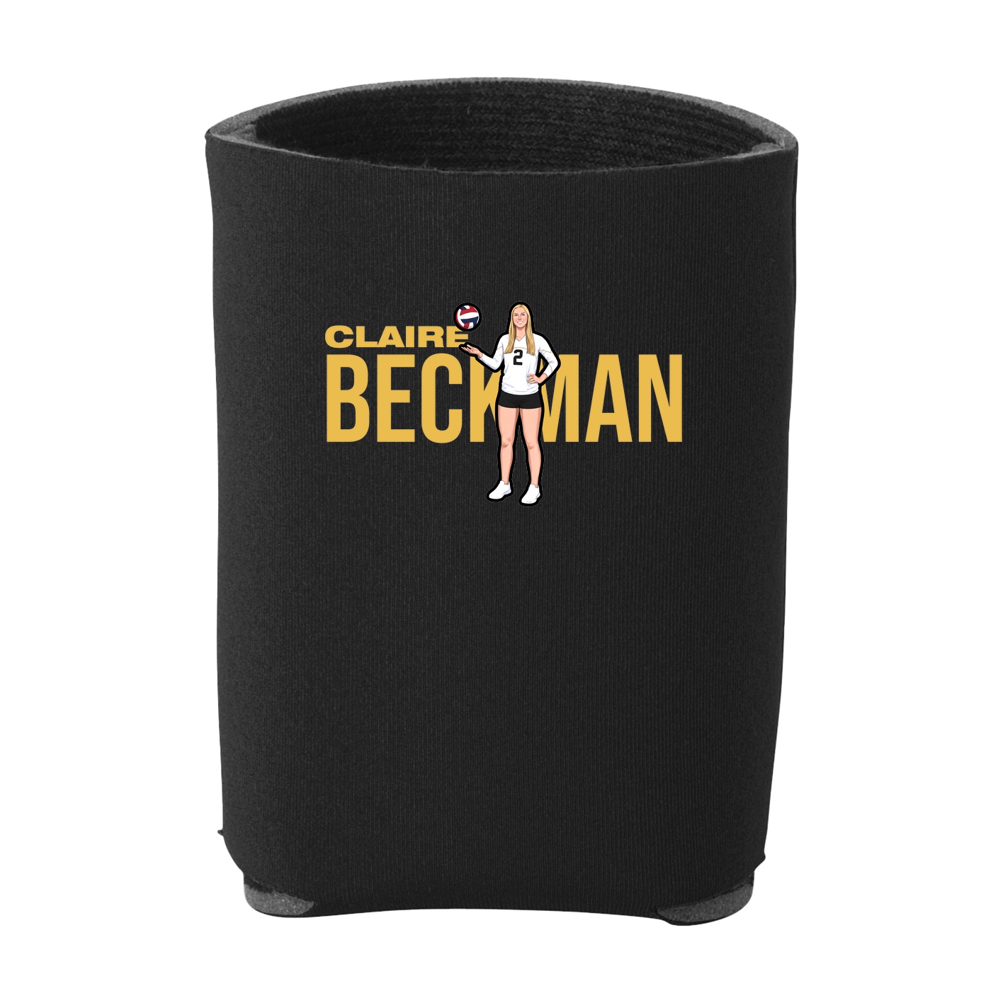 Can Holder — Player Name in Black