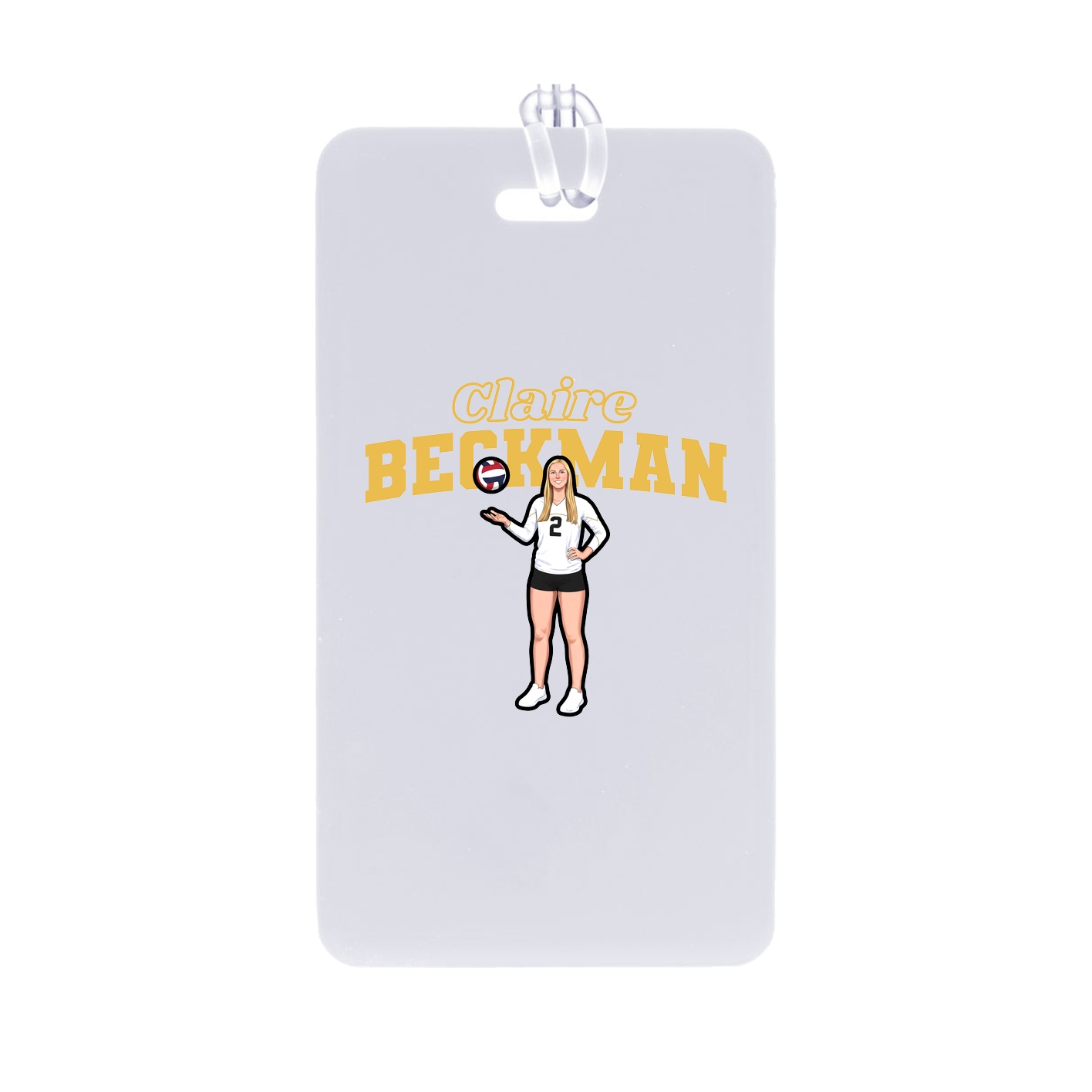 Bag Tag — Name Arch in Classic