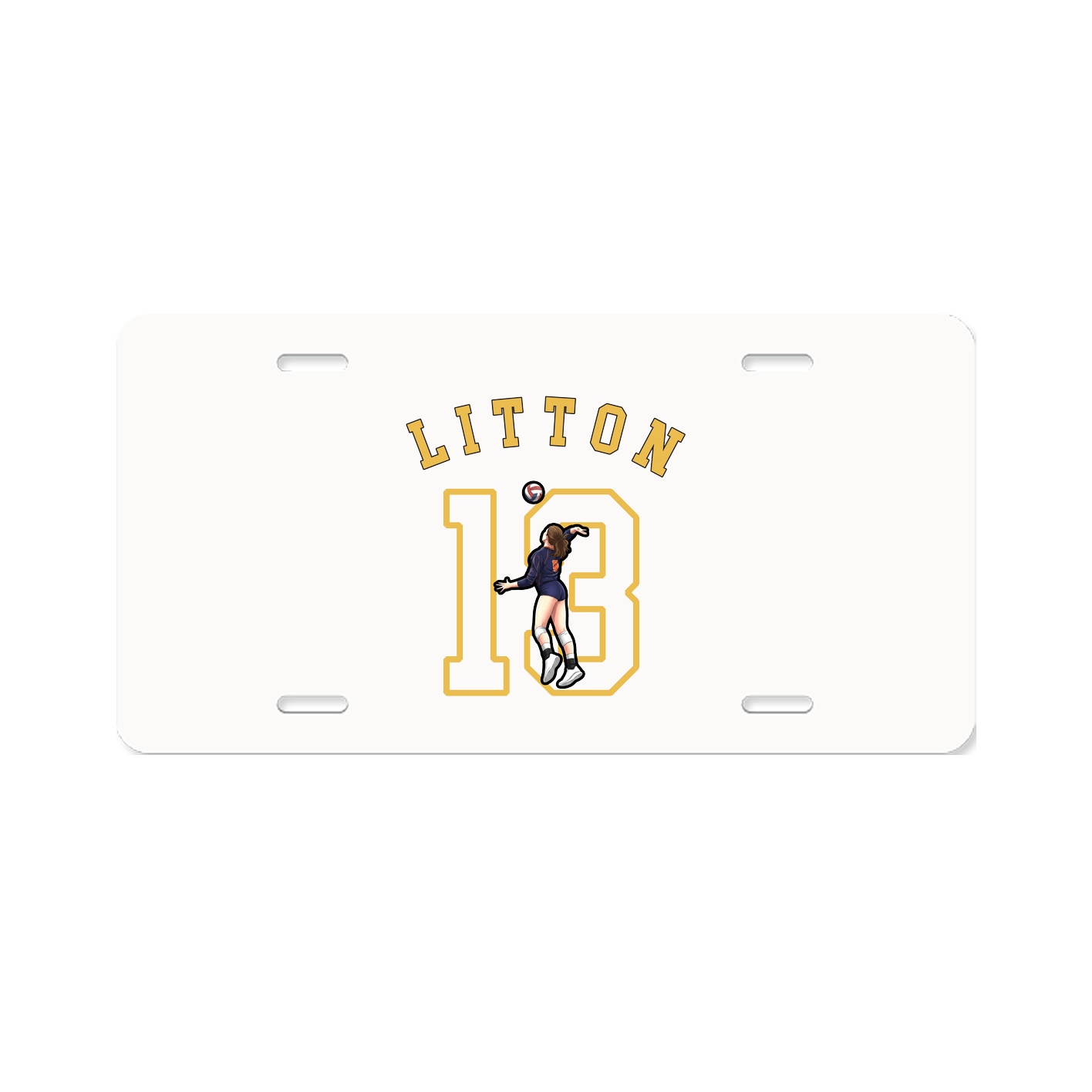 License Plate — Shirsey Arch in Classic