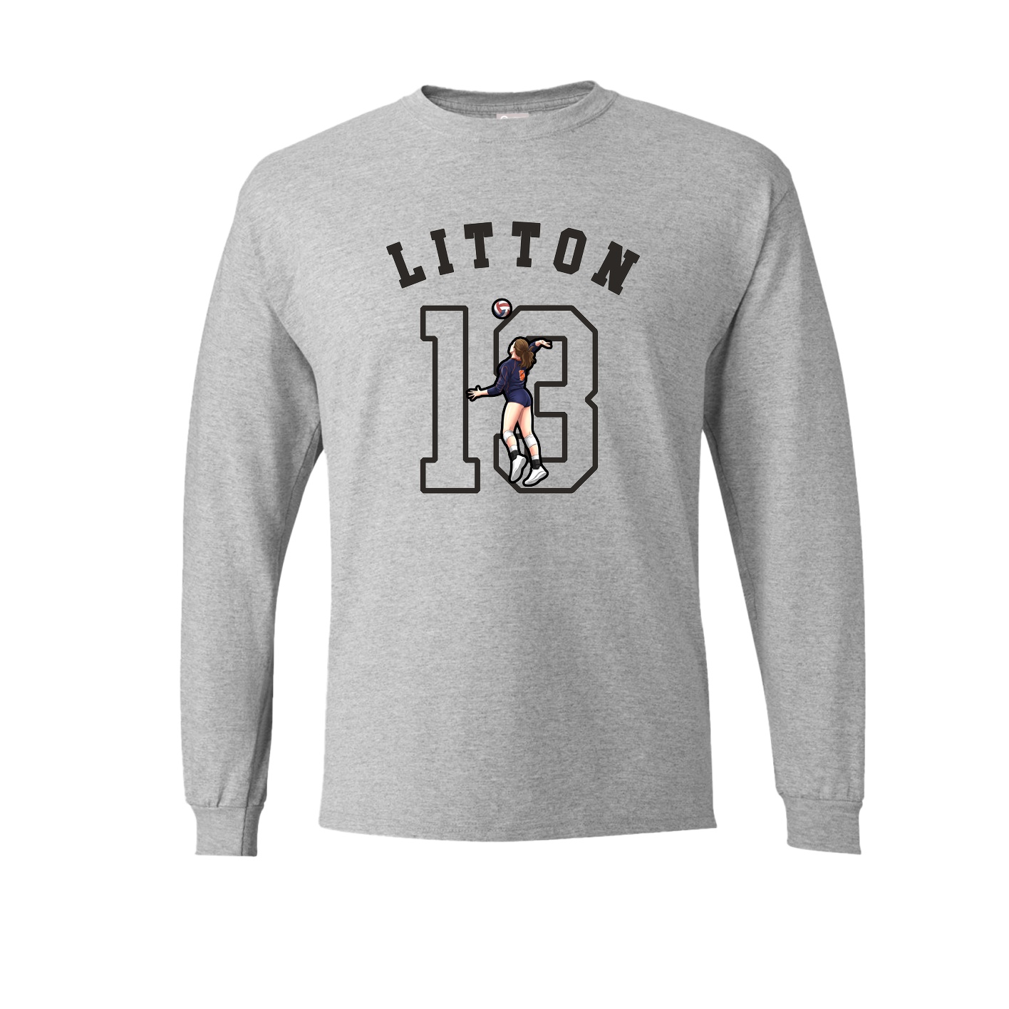 Long Sleeve Tee — Shirsey Arch in Grey