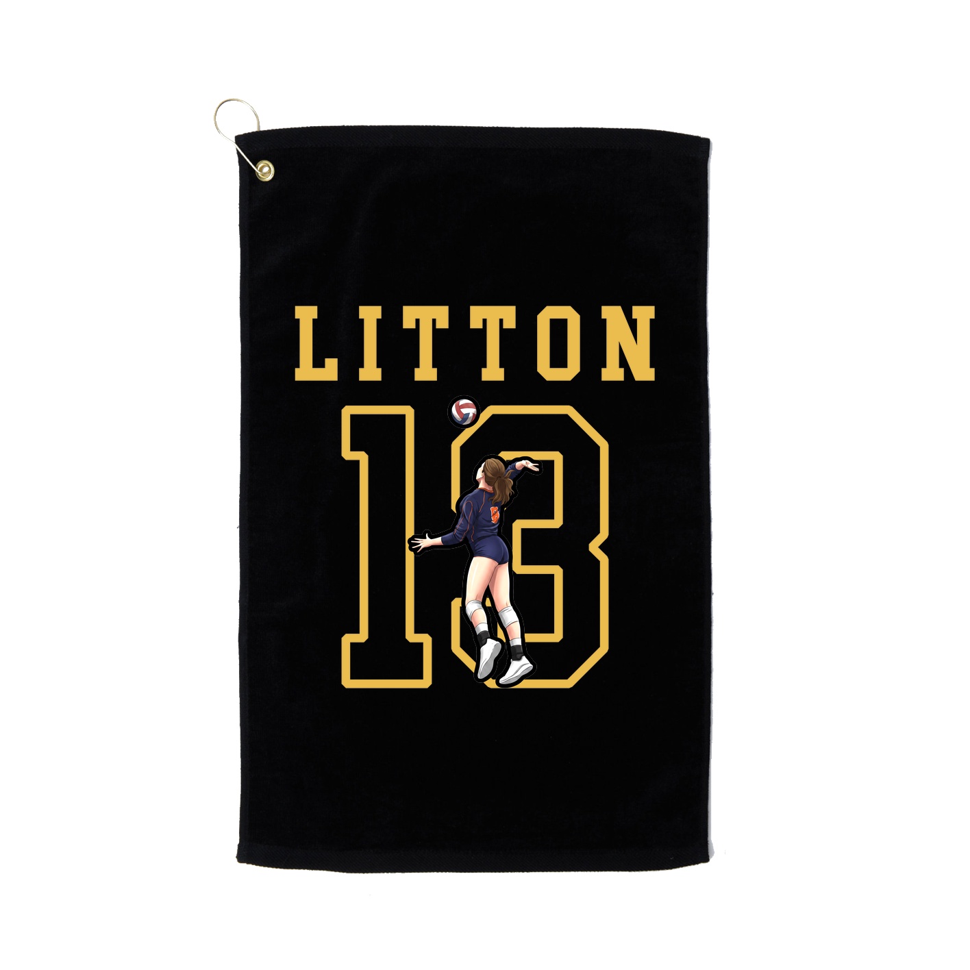Golf Towel — Shirsey in Black