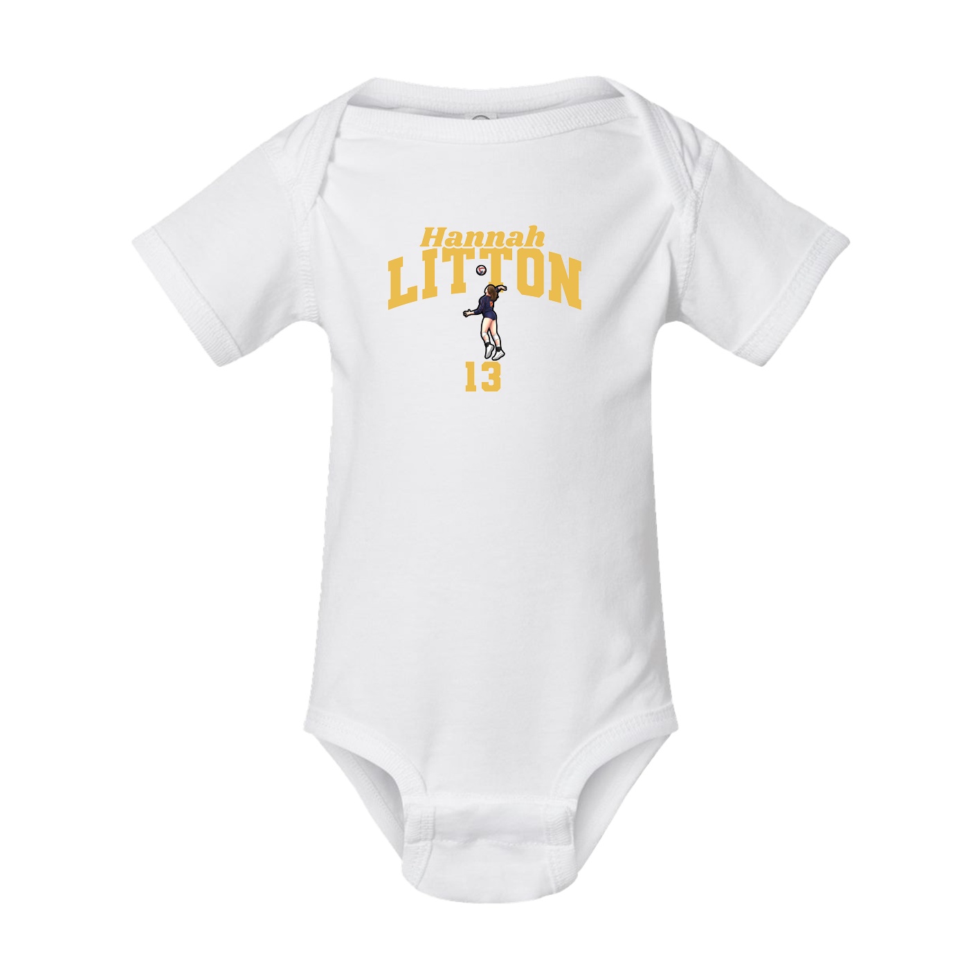 Baby Onesie — Signature Arch in White