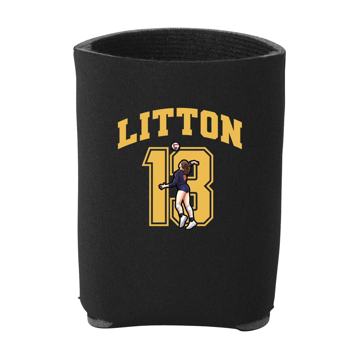 Can Holder — Number in Black