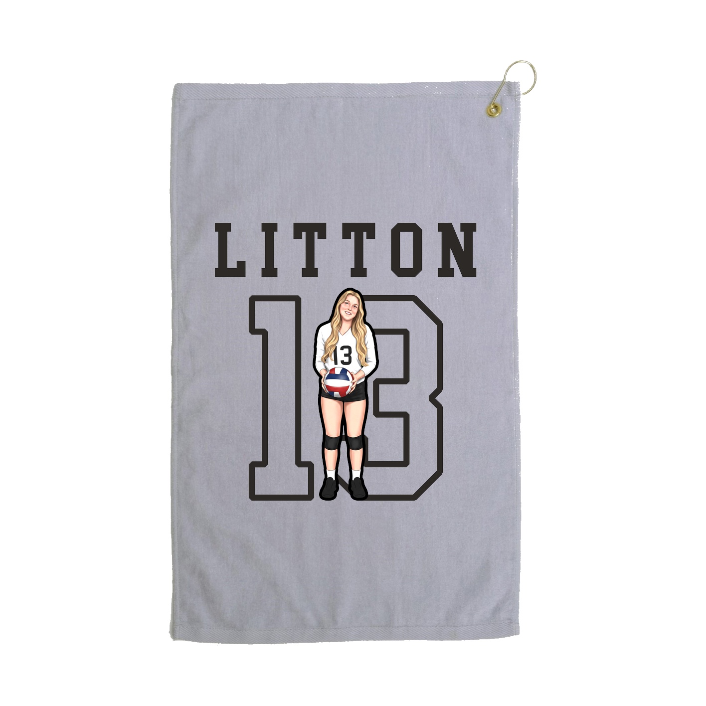 Golf Towel — Shirsey in Grey