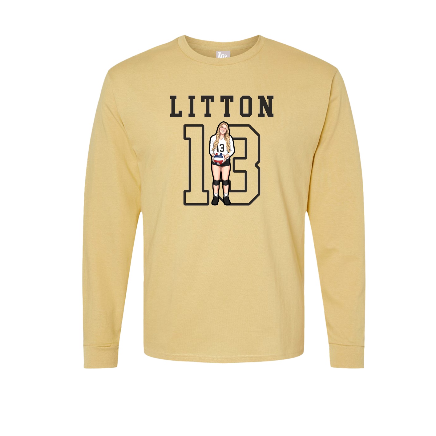 Long Sleeve Tee — Shirsey in Vegas Gold