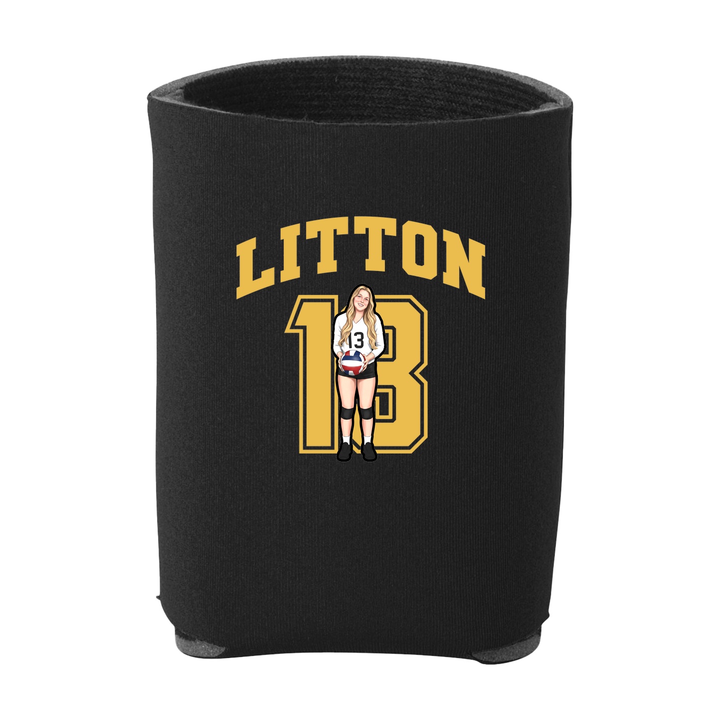 Can Holder — Number in Black