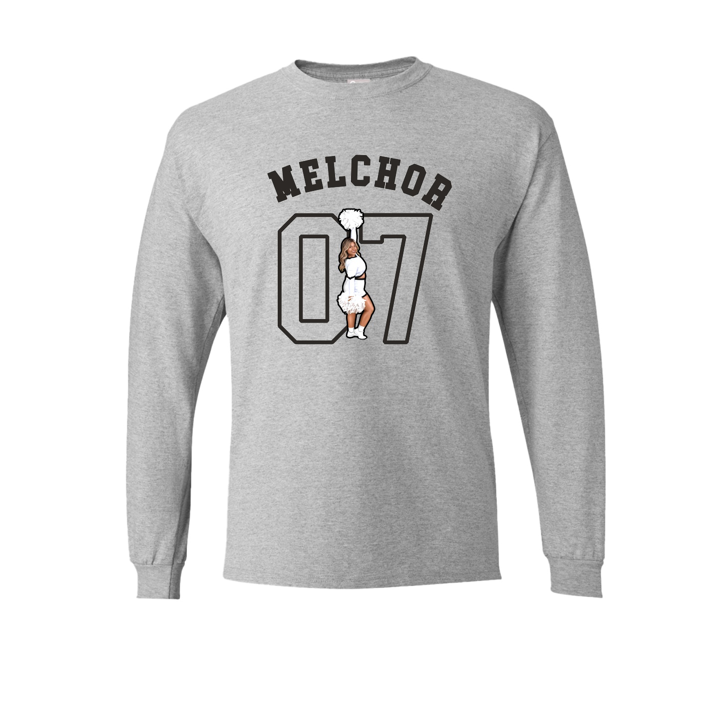 Long Sleeve Tee — Shirsey Arch in Grey