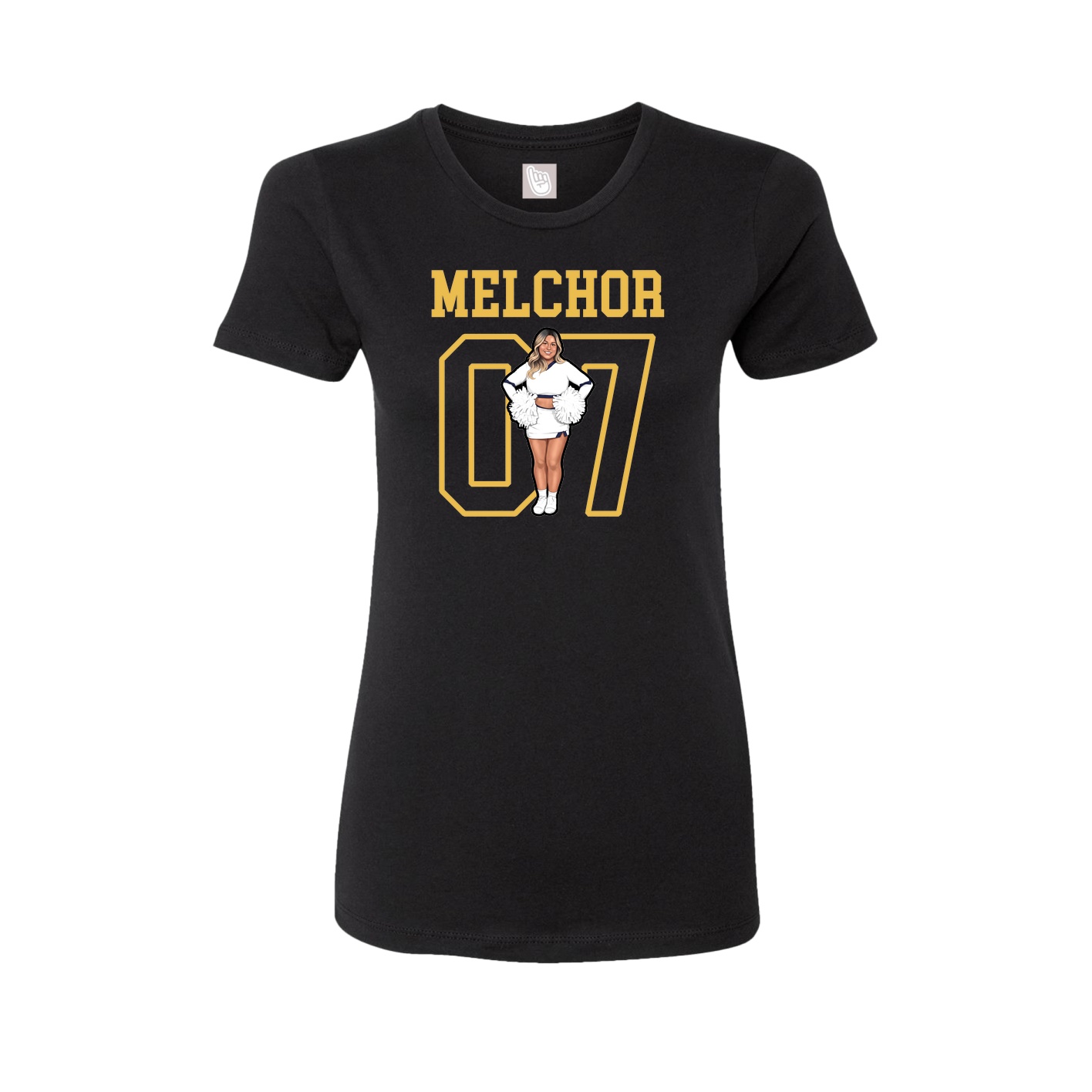 Fitted Women's Tee — Shirsey in Black