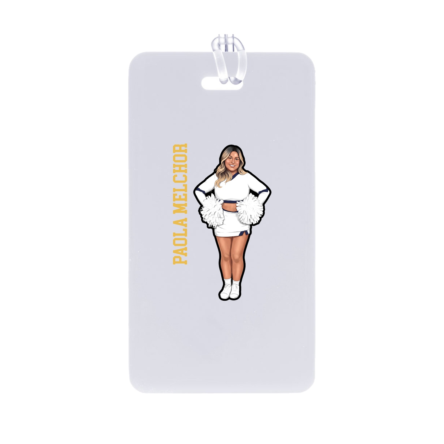 Bag Tag — Name Vertical in Classic