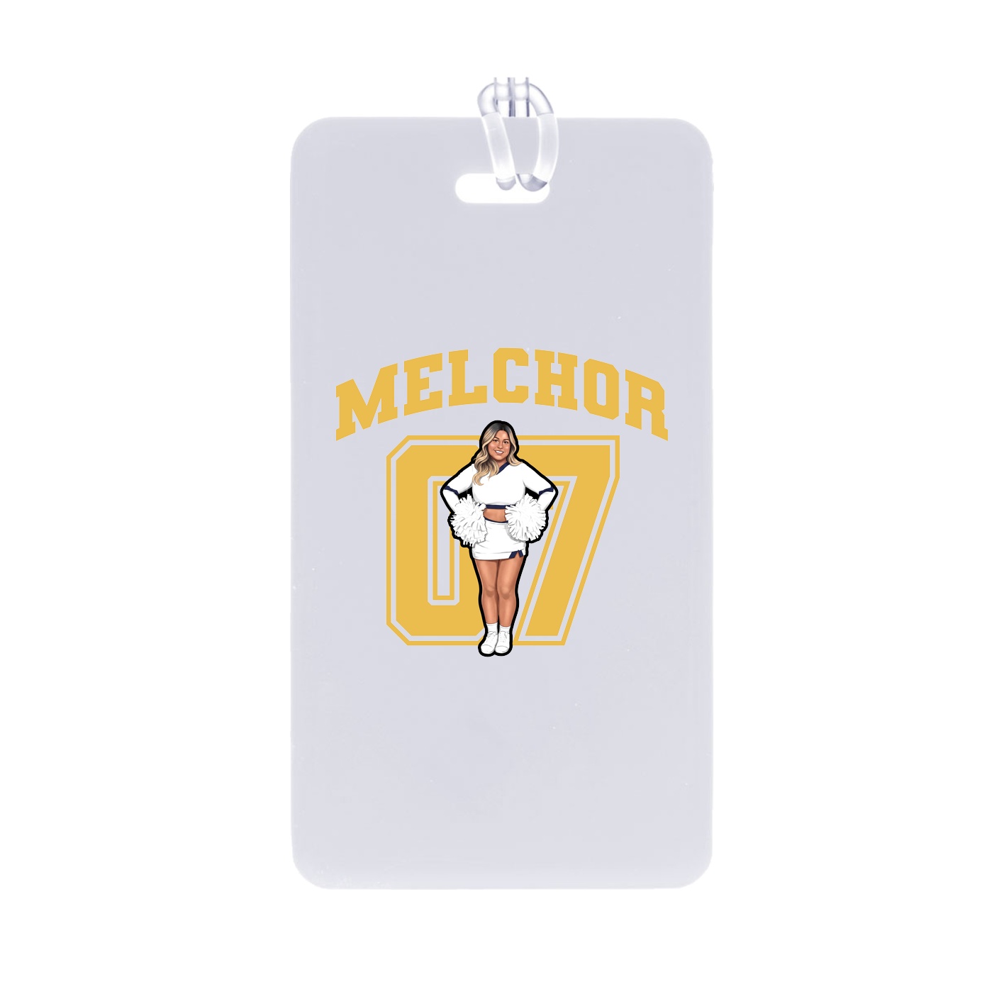 Bag Tag — Number in Classic