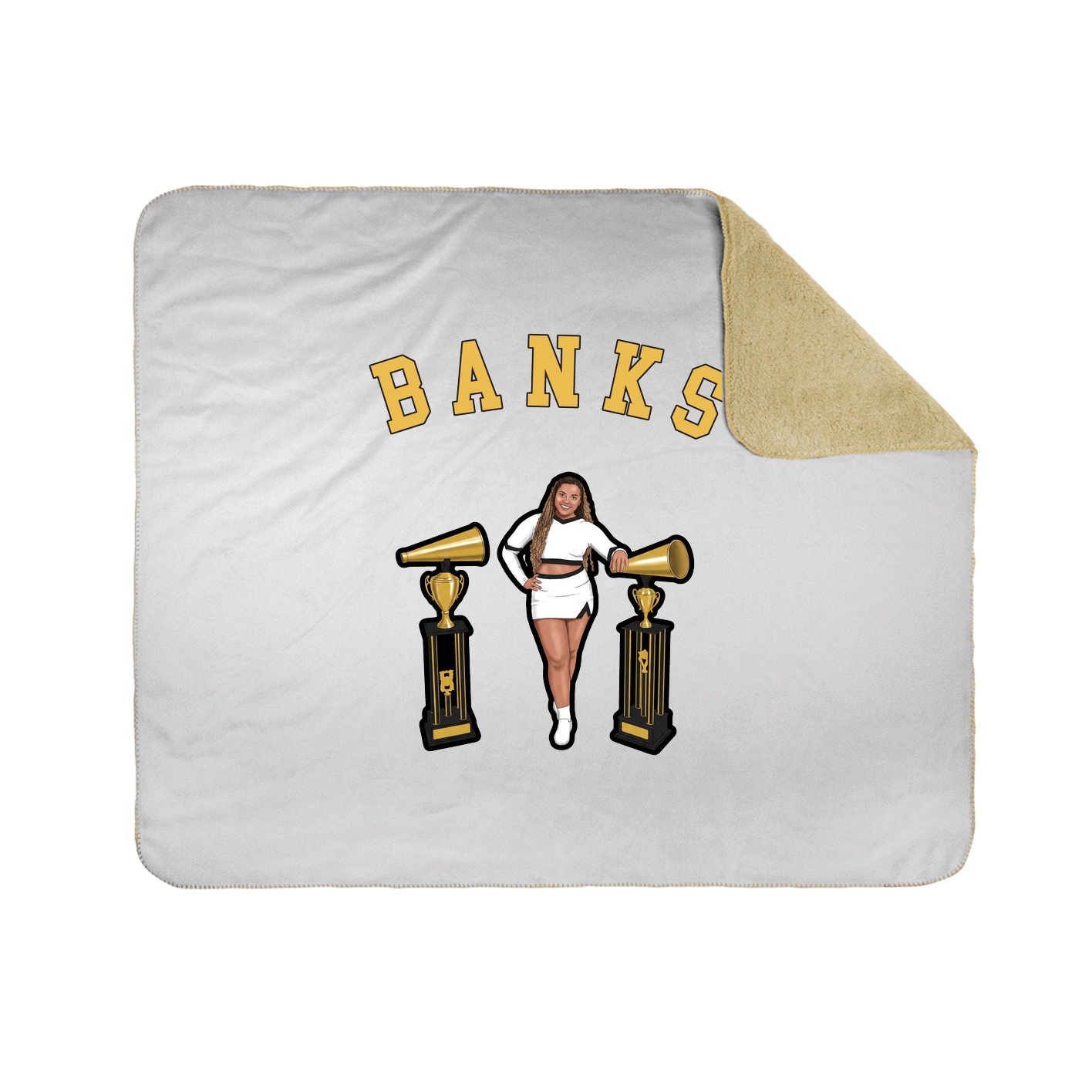 Throw Blanket — Shirsey Arch in White