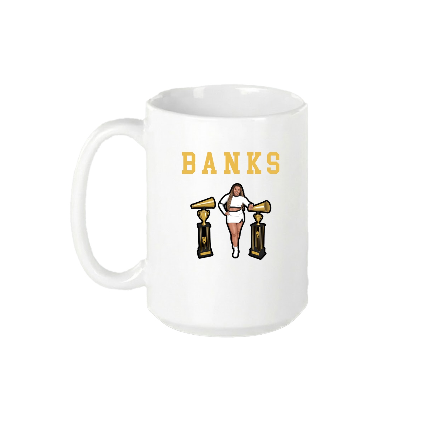 15oz Coffee Mug — Shirsey in White
