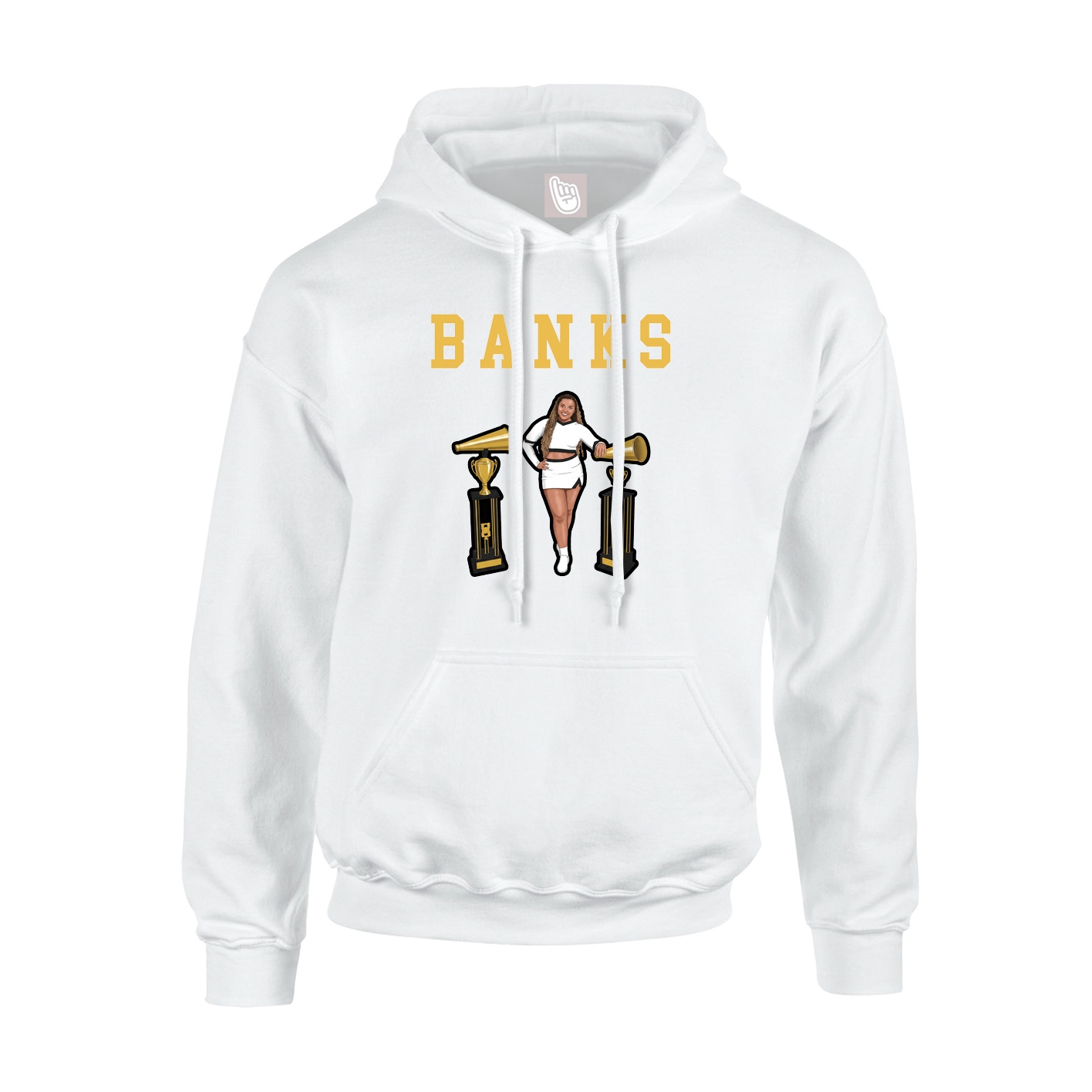 Youth Hoodie — Shirsey in White