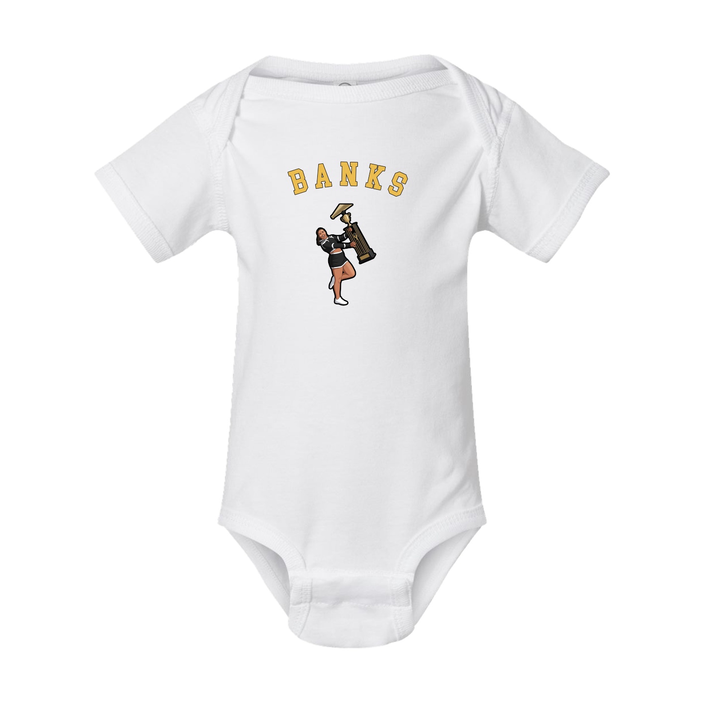 Baby Onesie — Shirsey Arch in White