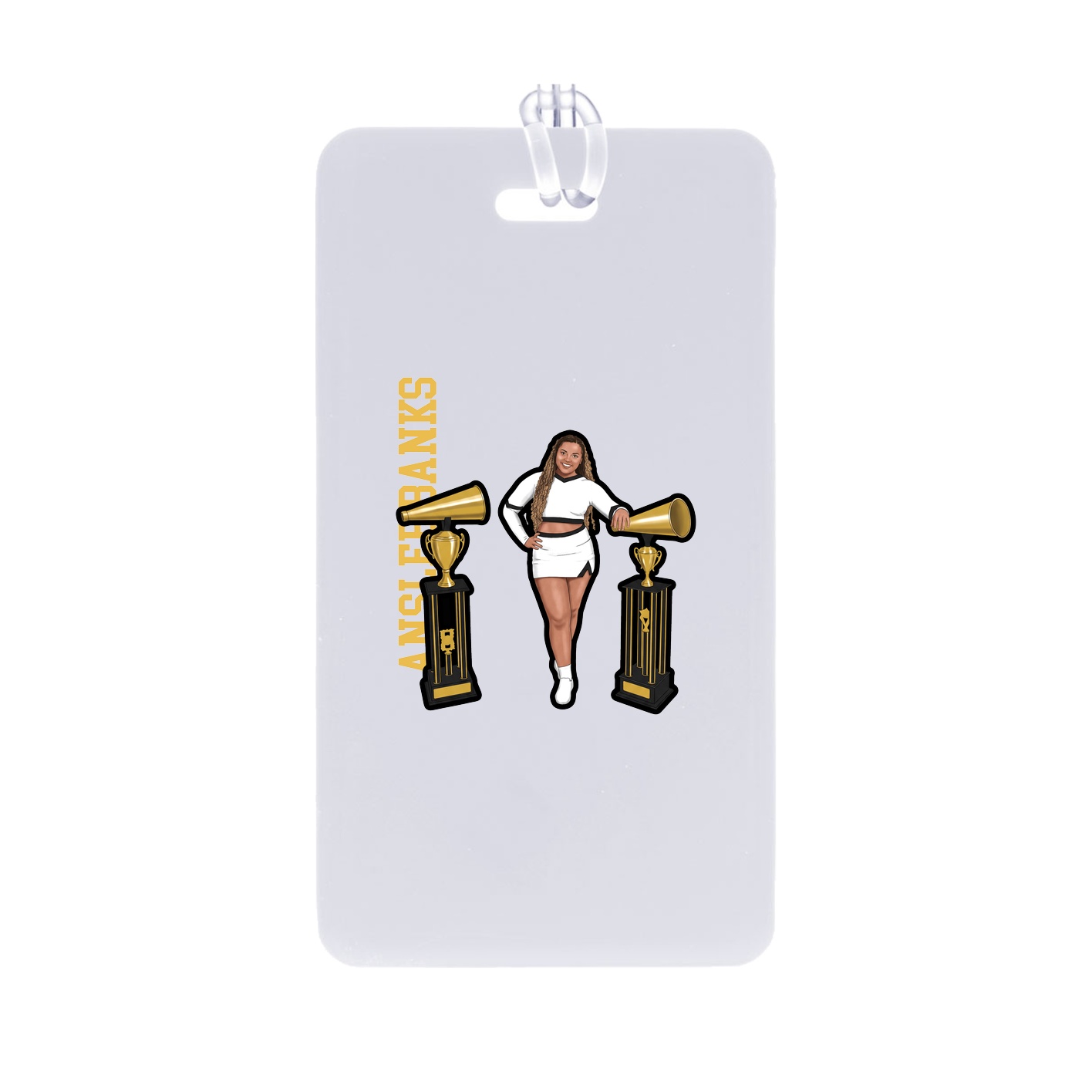 Bag Tag — Name Vertical in Classic