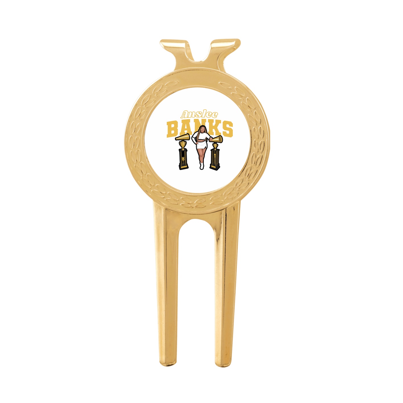 Divot Tool with Ball Marker — Name Arch in Classic