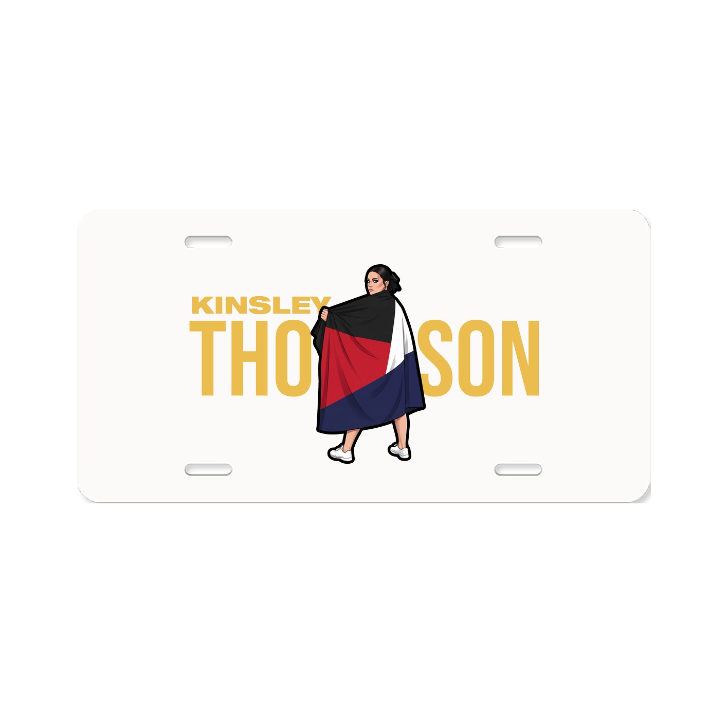 License Plate — Player Name in Classic