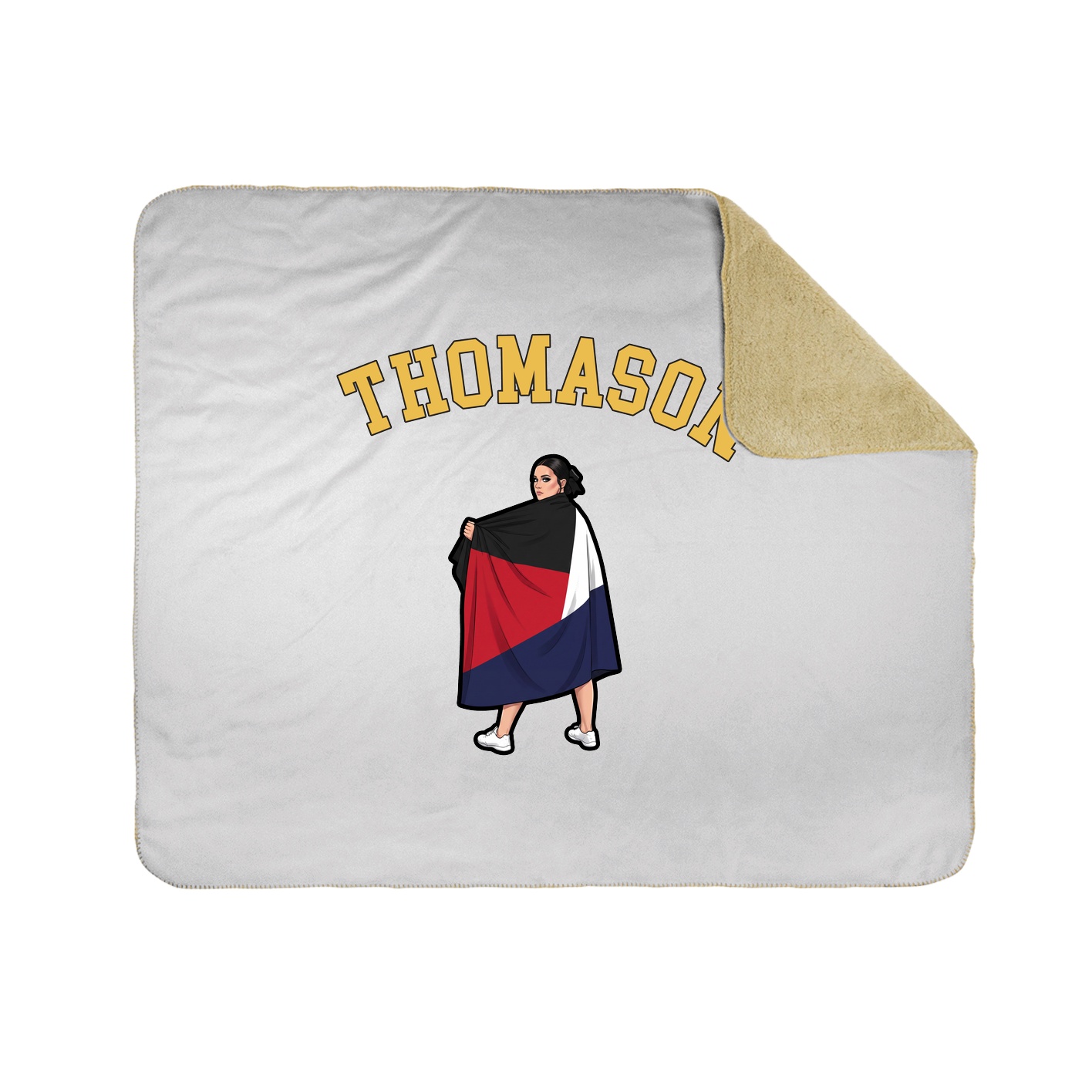 Throw Blanket — Shirsey Arch in White