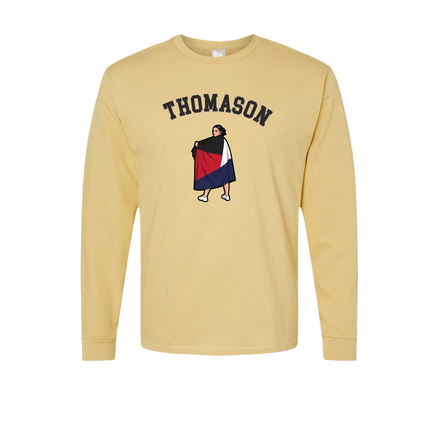 Long Sleeve Tee — Shirsey Arch in Vegas Gold