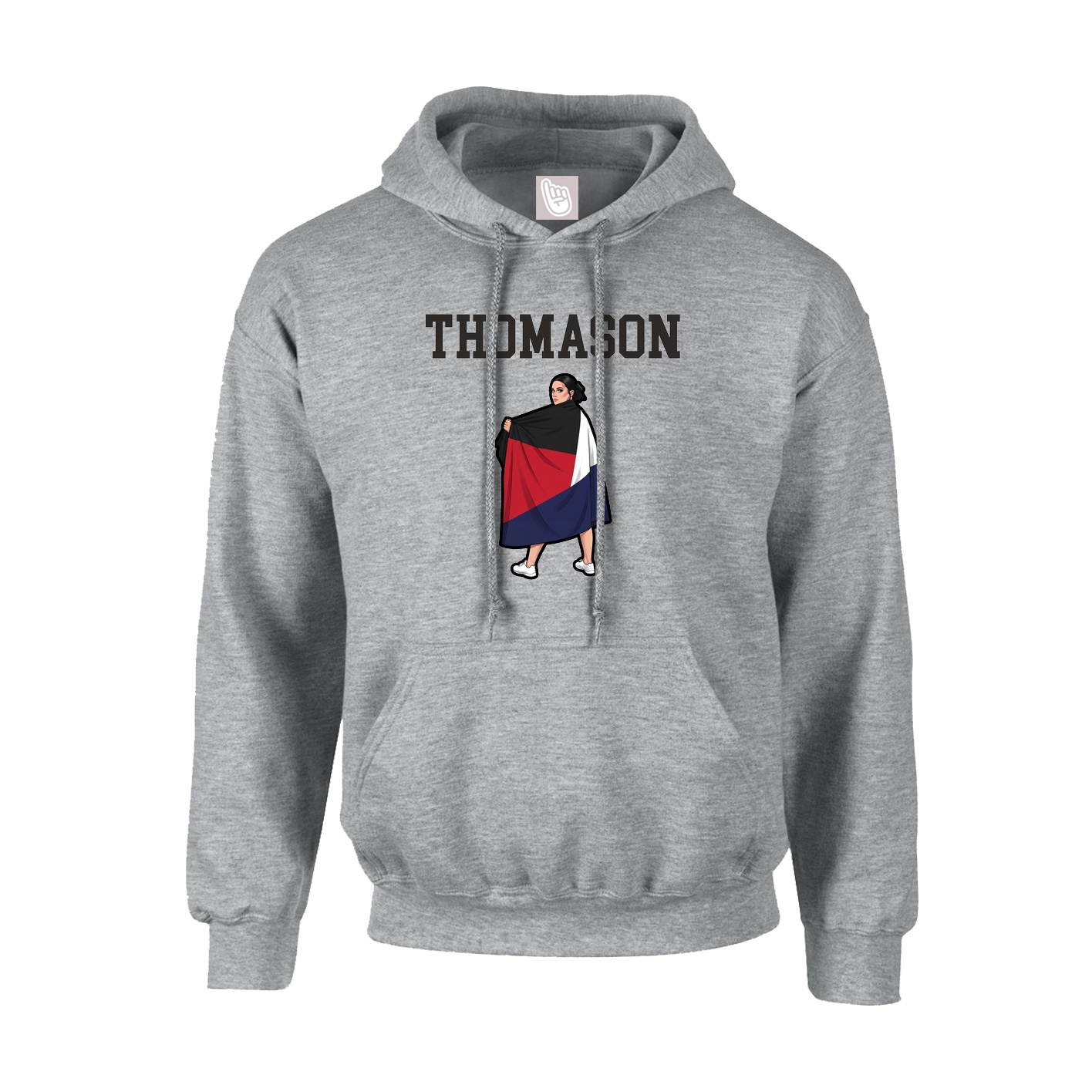 Hoodie — Shirsey in Grey