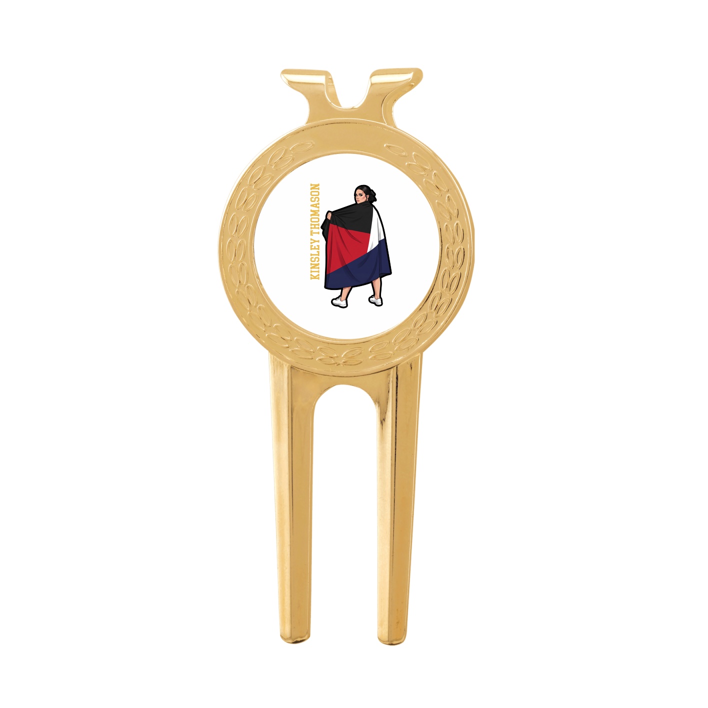 Divot Tool with Ball Marker — Name Vertical in Classic