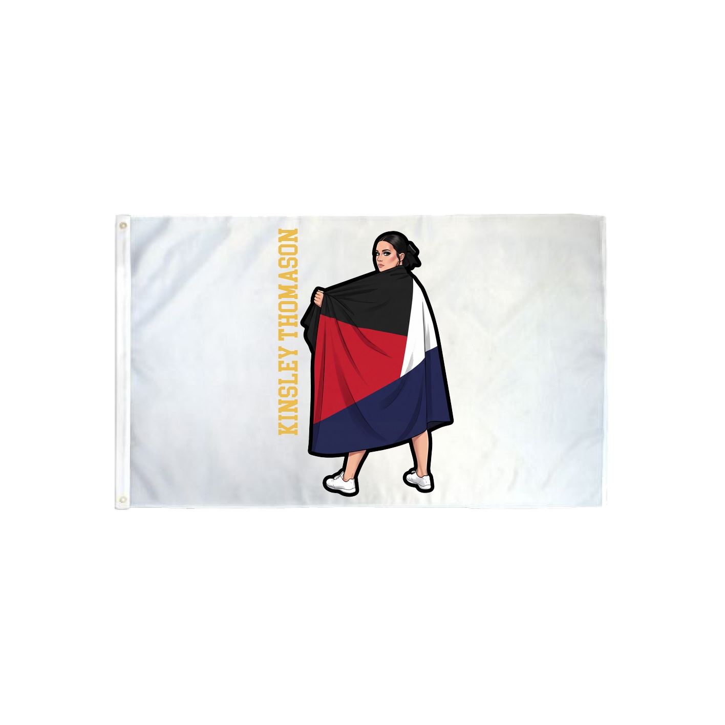 3x5 Flag — Name Vertical in Classic