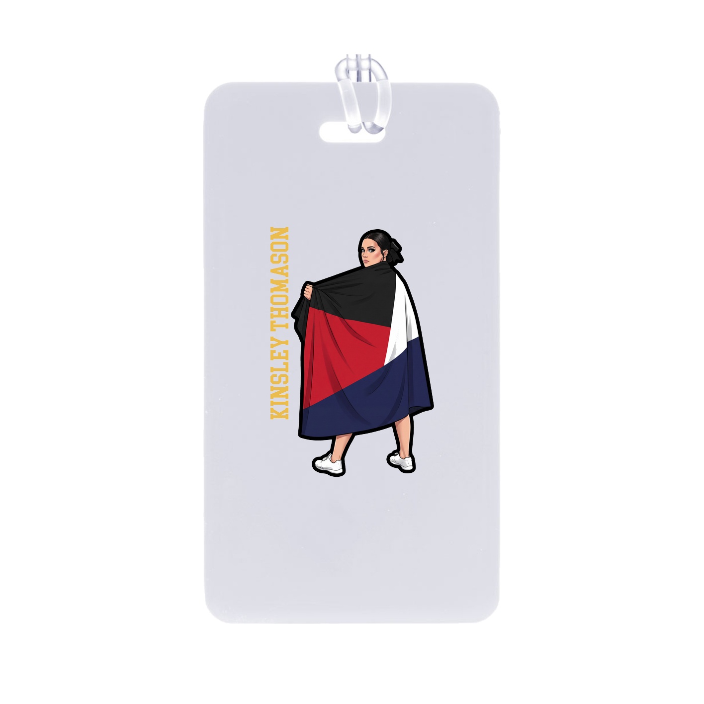 Bag Tag — Name Vertical in Classic