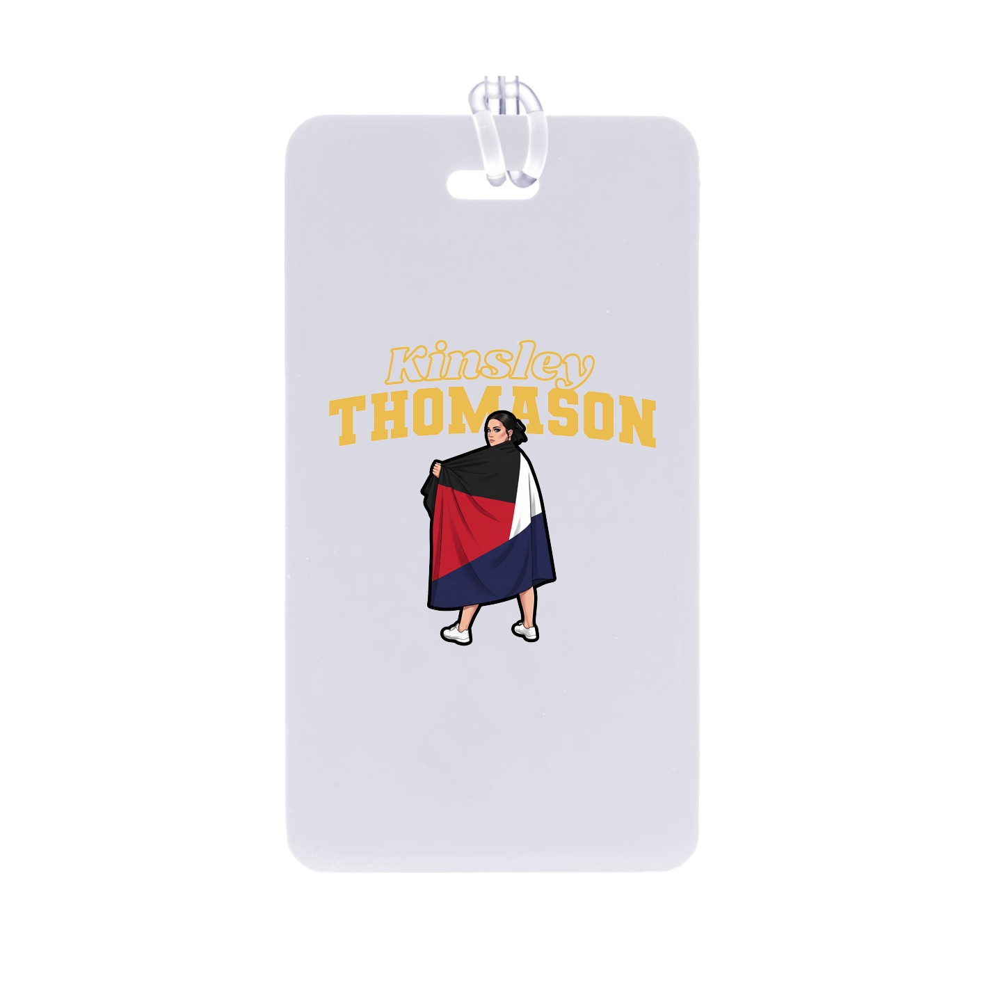 Bag Tag — Name Arch in Classic