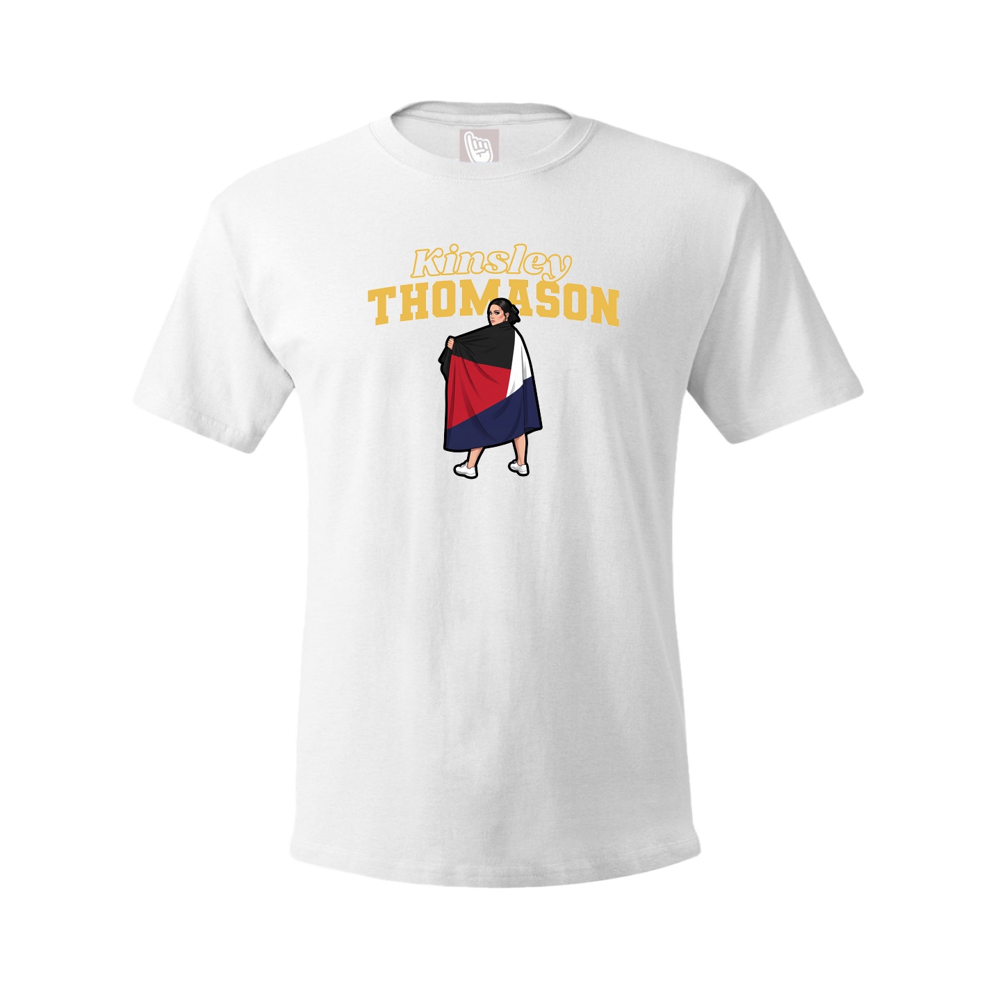 Tee — Name Arch in White