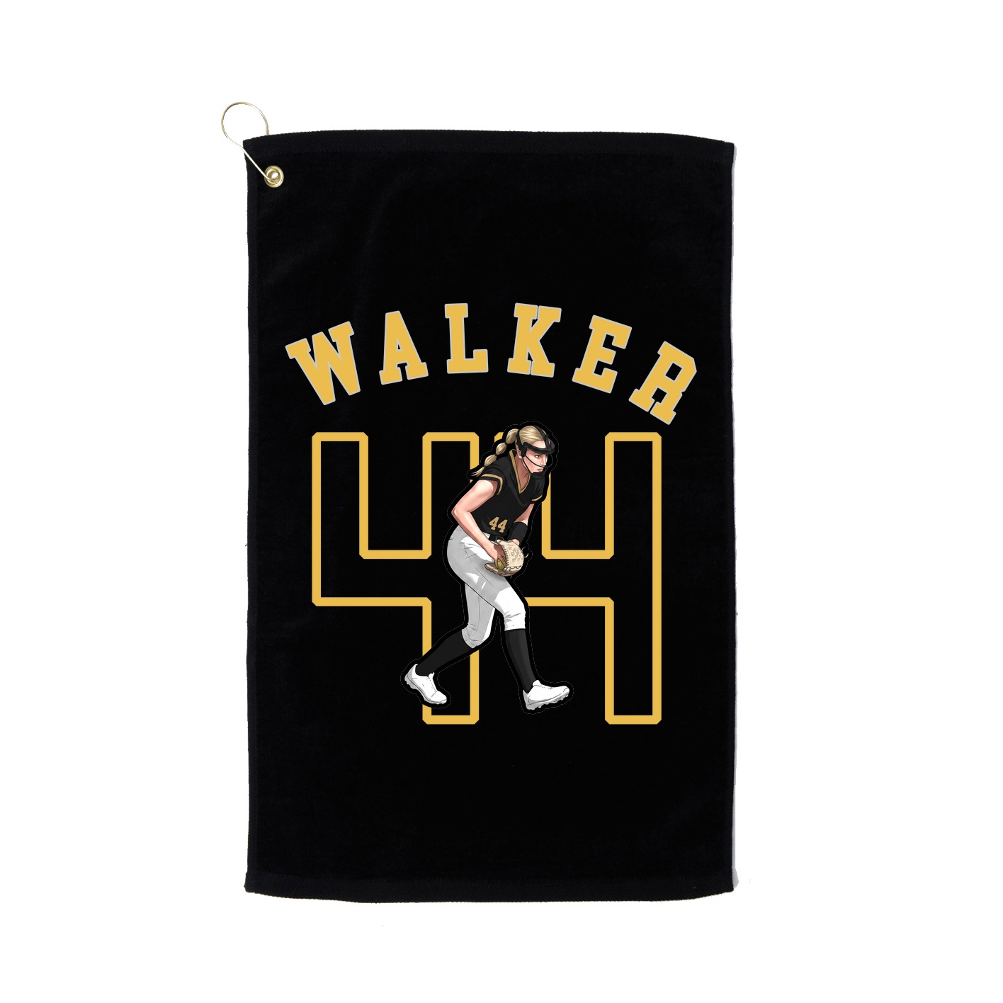 Golf Towel — Shirsey Arch in Black