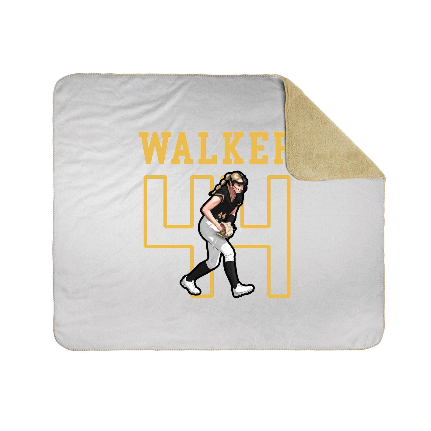 Throw Blanket — Shirsey in White