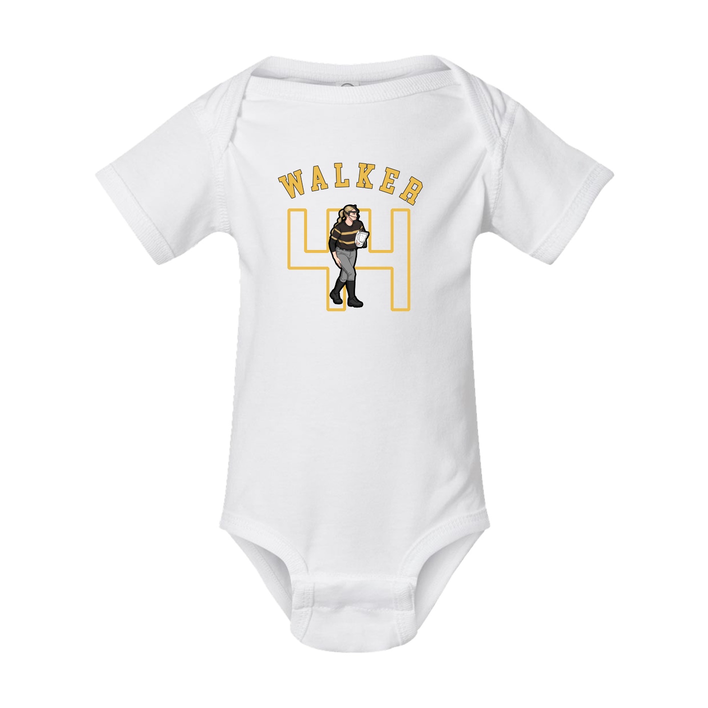 Baby Onesie — Shirsey Arch in White