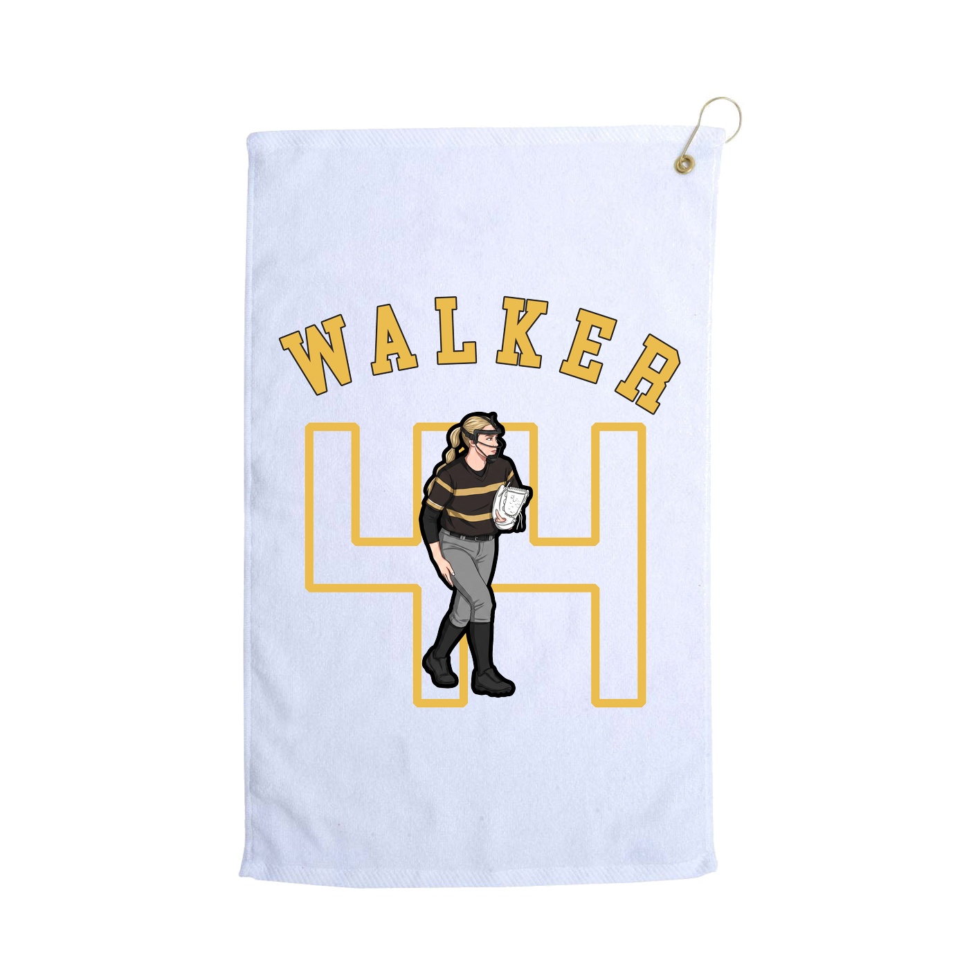 Golf Towel — Shirsey Arch in White